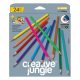 Színes ceruza CREATIVE JUNGLE grey háromszögletű 24 darabos