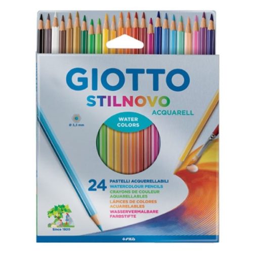 Színes ceruza GIOTTO Stilnovo aquarell 24 darabos