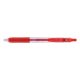 Zseléstoll ZEBRA Sarasa Retractable nyomógombos 0,5 mm piros