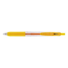 Zseléstoll ZEBRA Sarasa nyomógombos 0,5 mm sárga