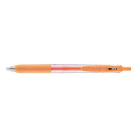   Zseléstoll ZEBRA Sarasa Clip Milk nyomógombos 0,5 mm pasztell narancs