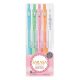 Zseléstoll készlet ZEBRA Sarasa Clip Milk nyomógombos 0,5 mm 5 darabos