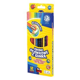   Színes ceruza ASTRA radíros 12 darabos ajándék hegyezővel