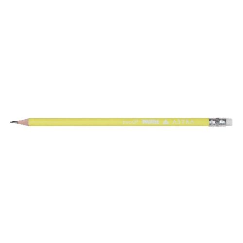 Grafitceruza ASTRA pasztell radíros HB 36 darabos