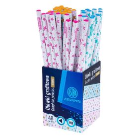   Grafitceruza ASTRA PEN pink-blue háromszögletű HB 48 darabos