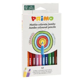 Színes ceruza PRIMO jumbo hatszögletű 12 darabos