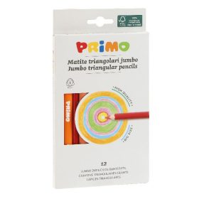 Színes ceruza PRIMO jumbo háromszögletű 12 darabos