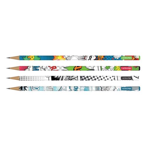 Grafitceruza ASTRA PEN Comics háromszögletű HB 48 darabos