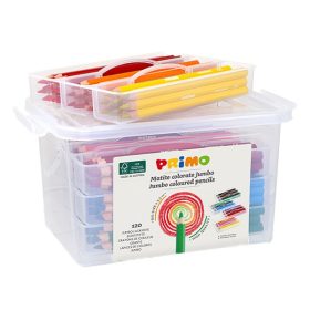   Színes ceruza PRIMO Jumbo hatszögletű 120 darabos tárolódobozban