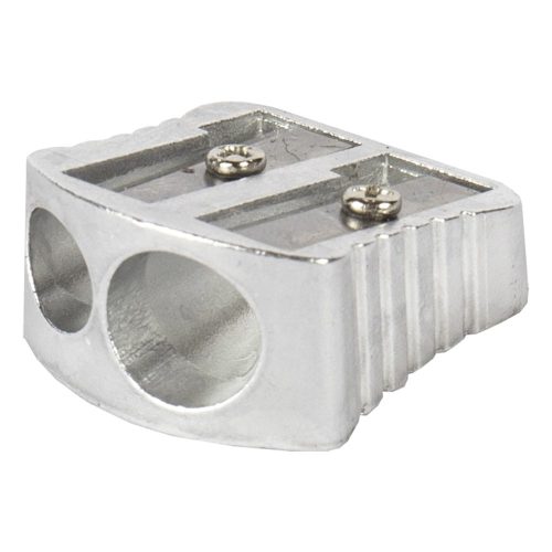 Hegyező OPTIMA fém bordázott fogórész 2 lyukú 1db/bliszter