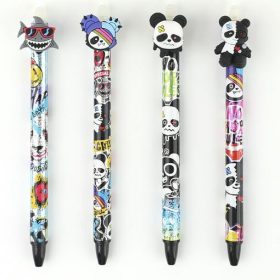   Zseléstoll NEBULO nyomógombos radírozható 0,7 mm Panda II.