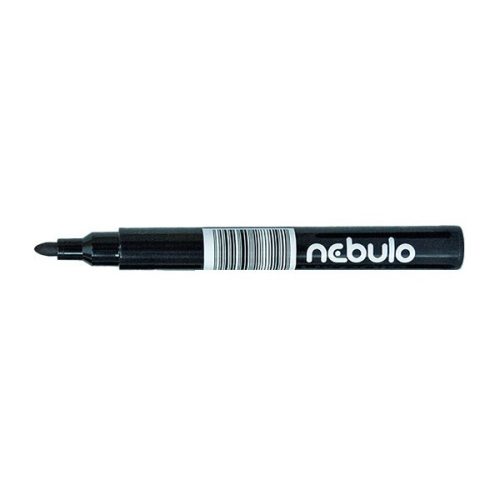 Alkoholos marker NEBULO 233-S kerek fekete