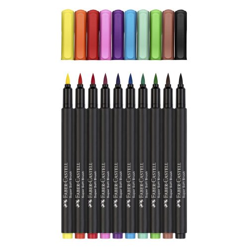 Filctoll FABER-CASTELL Black Edition 10 darabos készlet