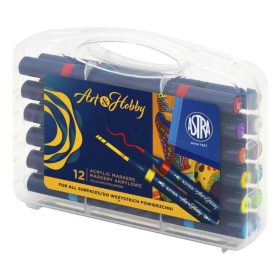 Filctoll ASTRA PEN kétvégű 12 darabos készlet