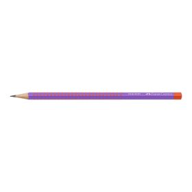   Grafitceruza FABER-CASTELL Grip Flow piros-lila B háromszögletű