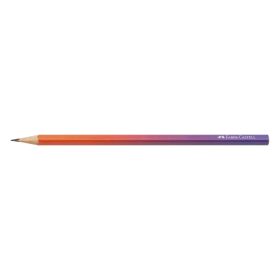   Grafitceruza FABER-CASTELL Flow piros-lila B háromszögletű