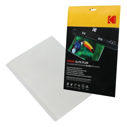Lamináló fólia KODAK A/4 160 mikron fényes 25 lapos