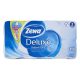 Toalettpapír ZEWA Deluxe Pure White 3 rétegű 8 tekercses