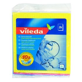   Szivacskendő VILEDA Classic szuper nedvszívó 18x20 cm 3 db