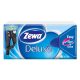 Papírzsebkendő ZEWA Delux 3 rétegű 10x10 darabos Normál