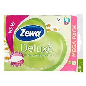 Toalettpapír ZEWA Deluxe Camomile 3 rétegű 24 tekercses