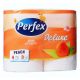 Toalettpapír PERFEX Deluxe 3 rétegű 4 tekercses barack