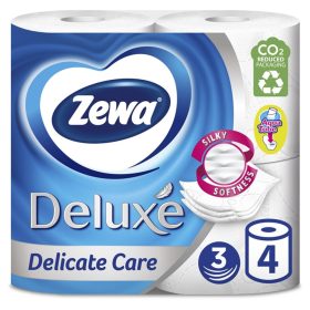   Toalettpapír ZEWA Deluxe Delicate Care 3 rétegű 4 tekercses
