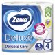 Toalettpapír ZEWA Deluxe Delicate Care 3 rétegű 4 tekercses