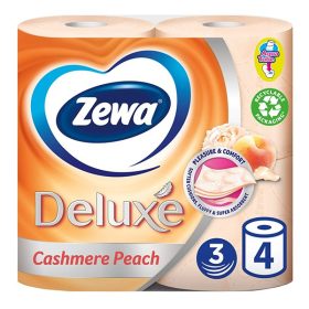   Toalettpapír ZEWA Deluxe Cashmere peach 3 rétegű 4 tekercses