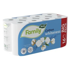   Toalettpapír TENTO Family cotton white fehér 2 rétegű 16 tekercses