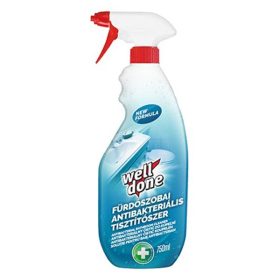   Fürdőszobai tisztítószer WELL DONE szórófejes antibakteriális 750ml