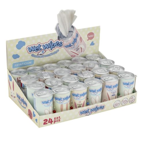 Nedves törlőkendő ASTRA CARE Dobozos Bunnies 70×140mm 30 darabos
