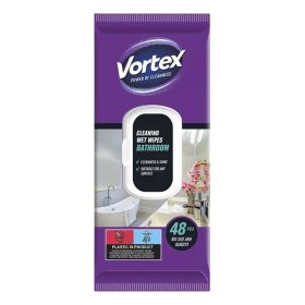 Nedves törlőkendő VORTEX fürdőszobai 48 darabos