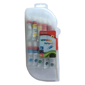 Tempera OPTIMA műanyag tokban 10 ml 10  darabos