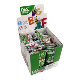 Gyurma display DAS Junior vegyes szín 10x100 g