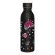 Kulacs duplafalú ARS UNA fém 600 ml Black Hibiscus