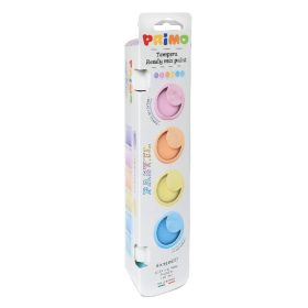 Tempera PRIMO tégelyes Pasztell 6 darabos