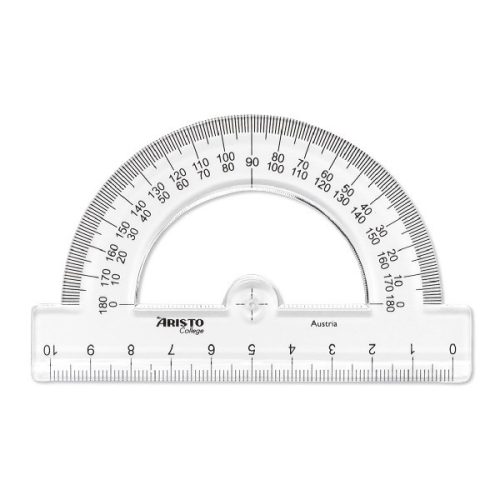 Szögmérő ARISTO College 180 fokos 10 cm