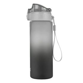   Kulacs OXY CLICK műanyag BPA-mentes 600 ml Ombre fekete-szürke