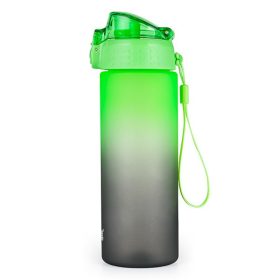   Kulacs OXY CLICK műanyag BPA-mentes 600 ml Ombre fekete-zöld