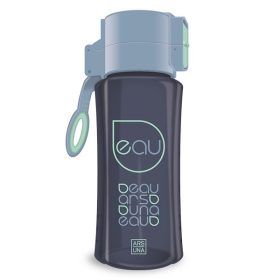   Kulacs ARS UNA műanyag BPA-mentes 450 ml sötétszürke-szürke