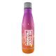 Kulacs duplafalú NEBULO fém Hydrate & SoundON Bluetooth hangszóróval 460 ml rózsa-narancs