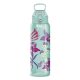 Kulacs duplafalú ARS UNA 3D műanyag BPA-mentes 700 ml Beach Flower-Green