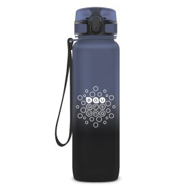   Kulacs ARS UNA műanyag BPA-mentes motivációs 1 liter Stormy Night