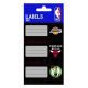 Füzetcímke STREET NBA 9 címke/csomag