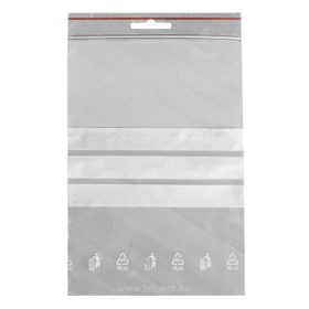 Simítózáras tasak írható felülettel 70x100 100 darabos