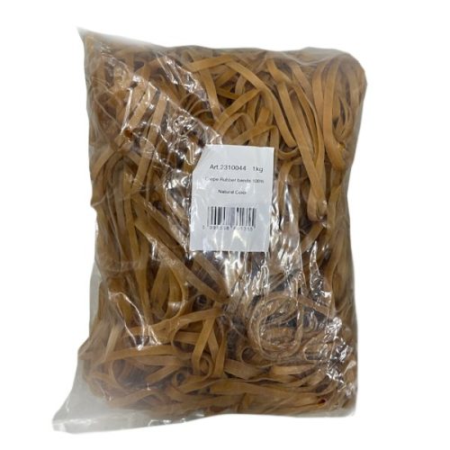Postagumi barna 60x5mm 1 kg/csomag kaucsuk
