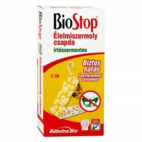 Rovarírtó élelmiszermoly csapda irtószermentes  BIOSTOP 2db-os