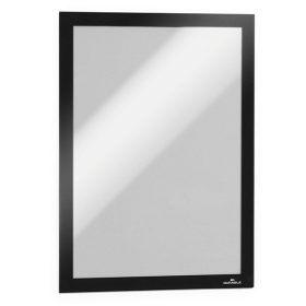   Infokeret DURABLE Duraframe A/4 sima felületre mágneses fekete 2 darabos