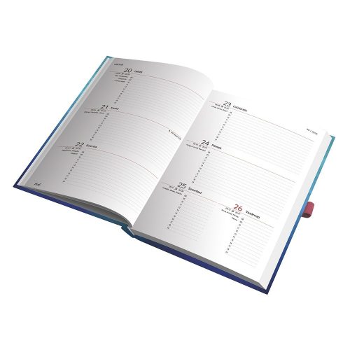 Tanári zsebkönyv TOPTIMER Prof fóliázott papírborító A/5 heti 145x205 mm Romantik 2026-2027